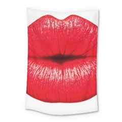 Oooooh Lips Small Tapestry by StarvingArtisan