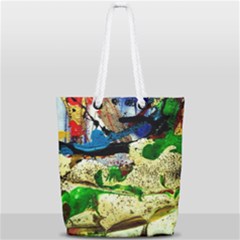 Catalina Island Not So Far 4 Full Print Rope Handle Tote (small) by bestdesignintheworld