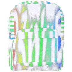 Genius Funny Typography Bright Rainbow Colors Full Print Backpack by yoursparklingshop