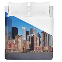 Skyscraper Architecture City Duvet Cover (queen Size) by Simbadda