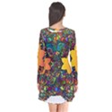 Mandala Floral Flower Abstract Flare Dress View2