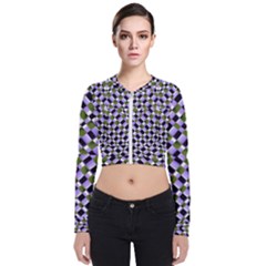 Hypnotic Geometric Pattern Bomber Jacket by dflcprints