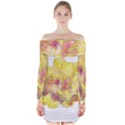 Yellow Rose Long Sleeve Off Shoulder Dress View1