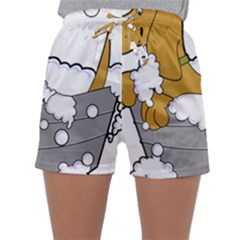 Dog Bath Grooming Sleepwear Shorts by Simbadda