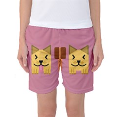 Pet Animal Feline Domestic Animals Women s Basketball Shorts