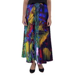 Night At The Foot Of Fudziama 1 Flared Maxi Skirt by bestdesignintheworld