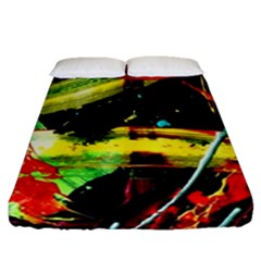 Enigma 1 Fitted Sheet (queen Size) by bestdesignintheworld