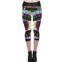 Social Media Rave Leggings Capri Leggings  View1