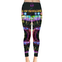 Social Media Rave Leggings Leggings  by TheExistenceOfNeon2018