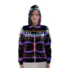 Social Media Rave Leggings Hooded Windbreaker (women) by TheExistenceOfNeon2018