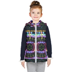 Social Media Rave Apparel Kid s Hooded Puffer Vest by TheExistenceOfNeon2018