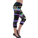 The Existence Of Neon Lightweight Velour Capri Leggings  View4