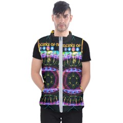 Show Up, Glowd Up Men s Puffer Vest by TheExistenceOfNeon2018