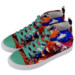 Smashed Butterfly 1 Women s Mid-top Canvas Sneakers by bestdesignintheworld