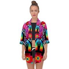 Meditation - Open Front Chiffon Kimono by tealswan