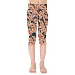 Crying Kim Kardashian Kids  Capri Leggings  by Valentinaart