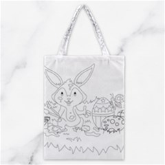 Coloring Picture Easter Easter Bunny Classic Tote Bag by Sapixe