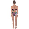 Lilac And Lillies 3 Tie Back One Piece Swimsuit View2