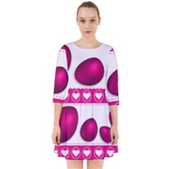 Love Celebration Easter Hearts Smock Dress by Sapixe