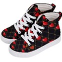 Background Texture Texture Hearts Kid s Hi-Top Skate Sneakers View2