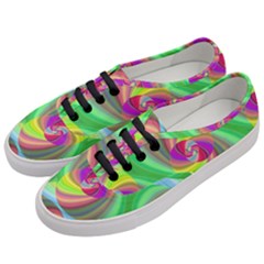 Seamless Pattern Twirl Spiral Women s Classic Low Top Sneakers by Sapixe