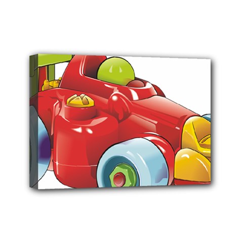 Car Vehicle Racing Car Formula Mini Canvas 7  X 5  by Sapixe
