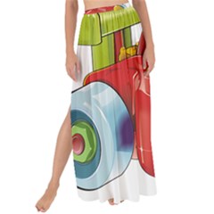 Car Vehicle Racing Car Formula Maxi Chiffon Tie-up Sarong by Sapixe