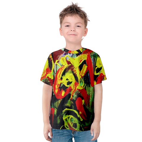 437241213103536 - Bread And Fish Kids  Cotton Tee by bestdesignintheworld