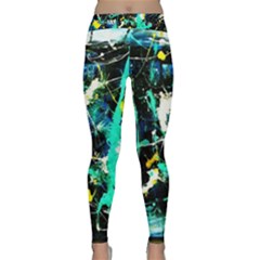 Brain Reflections 1 Classic Yoga Leggings by bestdesignintheworld