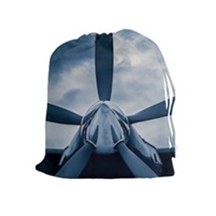 Propeller - Sky Challenger Drawstring Pouches (extra Large) by FunnyCow