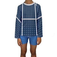 Solar Power Panel Kids  Long Sleeve Swimwear by FunnyCow