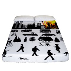 Good Morning, City Fitted Sheet (california King Size) by FunnyCow