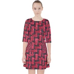 Fabric Pattern Desktop Textile Pocket Dress by Nexatart