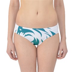 Wolf Dog Fox Animal Pet Vector Hipster Bikini Bottoms by Sapixe