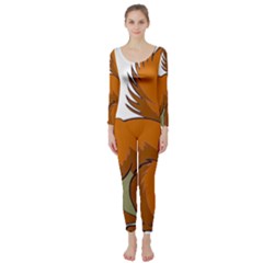 Squirrel Animal Pet Long Sleeve Catsuit by Sapixe