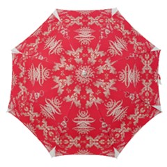 Red Chinese Inspired  Style Design  Straight Umbrellas by flipstylezfashionsLLC