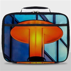 Orange Light Full Print Lunch Bag by FunnyCow