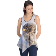 Funny Wet Sparrow Bird Sleeveless Tunic by FunnyCow