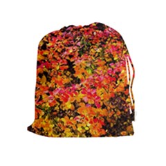 Orange, Yellow Cotoneaster Leaves In Autumn Drawstring Pouches (extra Large) by FunnyCow