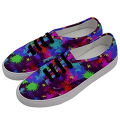 Paint Spots Texture                                   Men s Classic Low Top Sneakers by LalyLauraFLM