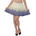 Cloudy Foggy Forest with pine trees Velvet Skater Skirt View1