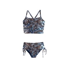 Melted Metal                                        Girls  Tankini Swimsuit by LalyLauraFLM