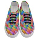 Colorful textured shapes pattern                                Women s Classic Low Top Sneakers View1