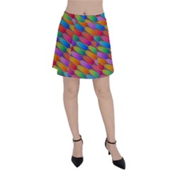 Colorful Textured Shapes Pattern                                      Panel Skirt by LalyLauraFLM