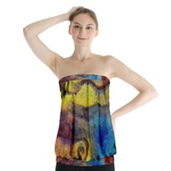 Painted Swirls                                     Strapless Top by LalyLauraFLM