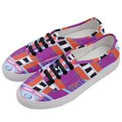 Mirrored Distorted Shapes                              Women s Classic Low Top Sneakers by LalyLauraFLM