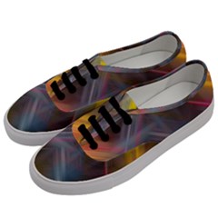 Fractals Stripes                                  Men s Classic Low Top Sneakers by LalyLauraFLM