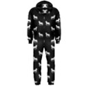 Silhouette Graphic Horses Pattern 7200 Hooded Jumpsuit (Men)  View2