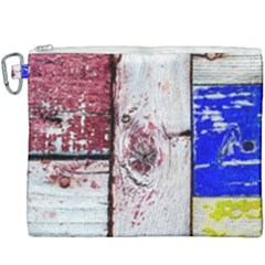 Abstract Art Of Grunge Wood Canvas Cosmetic Bag (xxxl) by FunnyCow