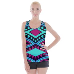 Ovals And Rhombus                                         Criss Cross Back Tank Top by LalyLauraFLM